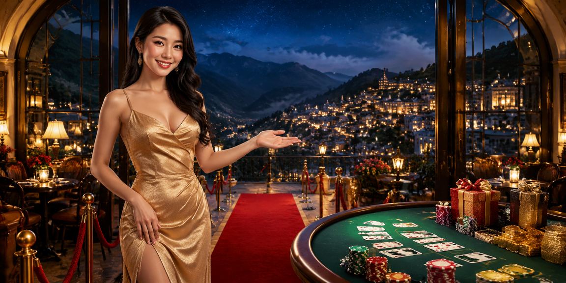 Người dùng tại Sa Pa ngồi quán cà phê tham gia trò chơi baccarat trực tuyến trên điện thoại trong tiết trời mát mẻ